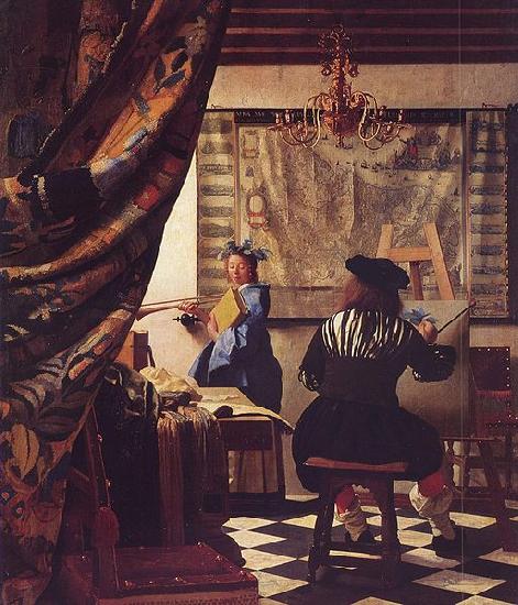 Johannes Vermeer The Art of Painting Germany oil painting art